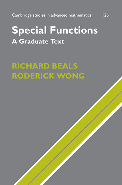 Special Functions; A Graduate Text (Hardback) 9780521197977