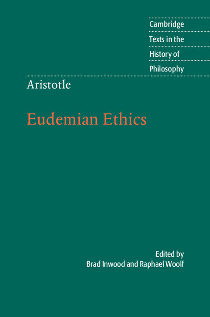 Aristotle: Eudemian Ethics (Hardback) 9780521198486