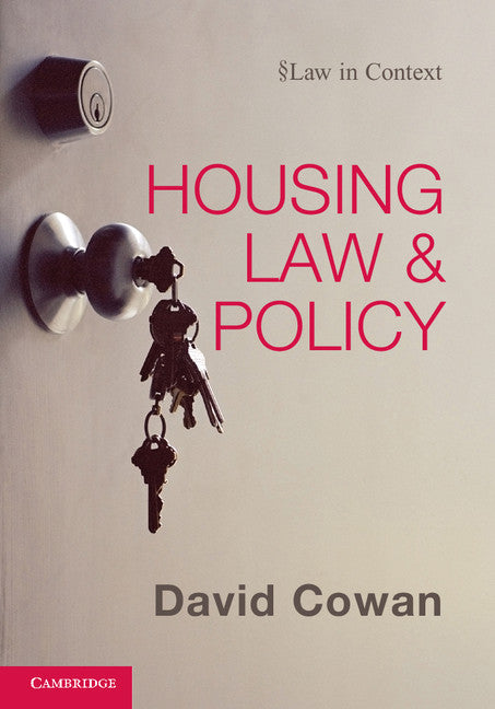 Housing Law and Policy (Hardback) 9780521199971