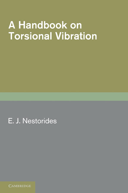 A Handbook on Torsional Vibration (Paperback) 9780521203524