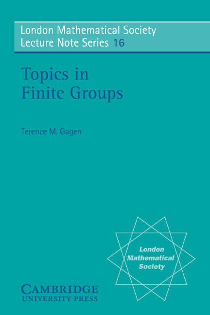 Topics in Finite Groups (Paperback) 9780521210027