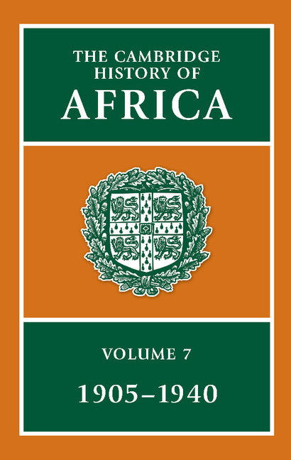 The Cambridge History of Africa (Hardback) 9780521225052