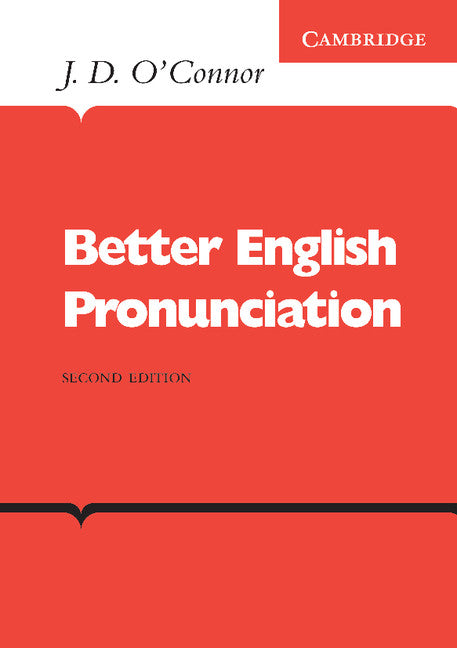 Better English Pronunciation (Paperback) 9780521231527