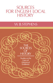 Sources for English Local History (Paperback) 9780521282130