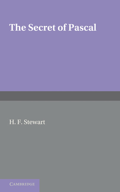 The Secret of Pascal (Paperback) 9780521237802