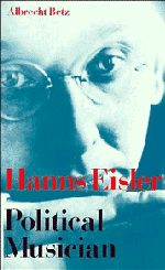 Hanns Eisler Political Musician (Hardback) 9780521240222