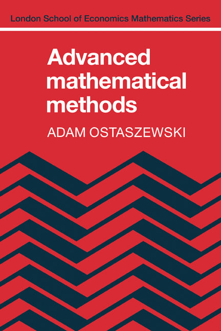 Advanced Mathematical Methods (Hardback) 9780521247887