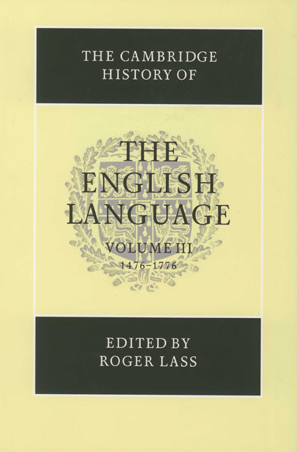 The Cambridge History of the English Language (Hardback) 9780521264761