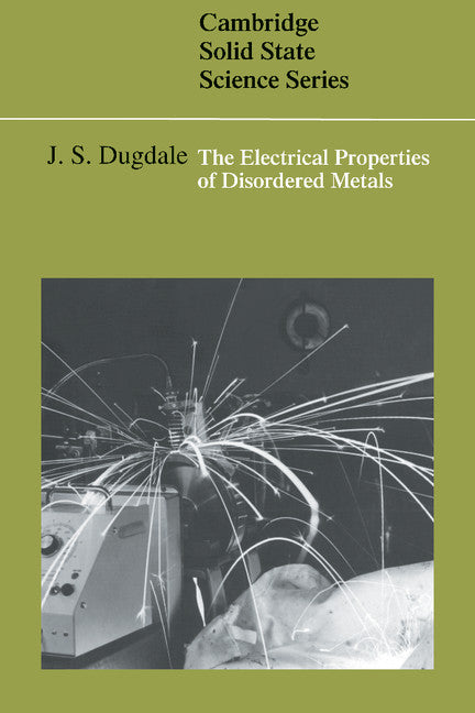 The Electrical Properties of Disordered Metals (Hardback) 9780521268820