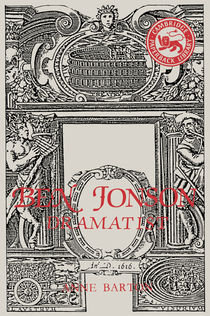 Ben Jonson; Dramatist (Paperback) 9780521277488