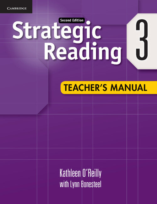 Strategic Reading Level 3 Teacher's Manual (Paperback) 9780521281164