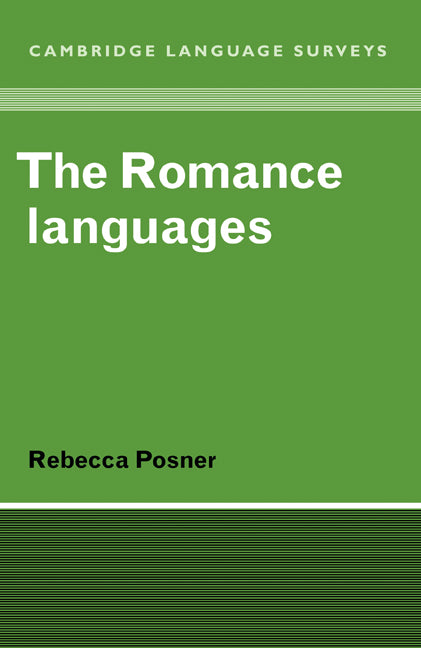 The Romance Languages (Paperback) 9780521281393