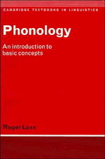 Phonology; An Introduction to Basic Concepts (Paperback) 9780521281836