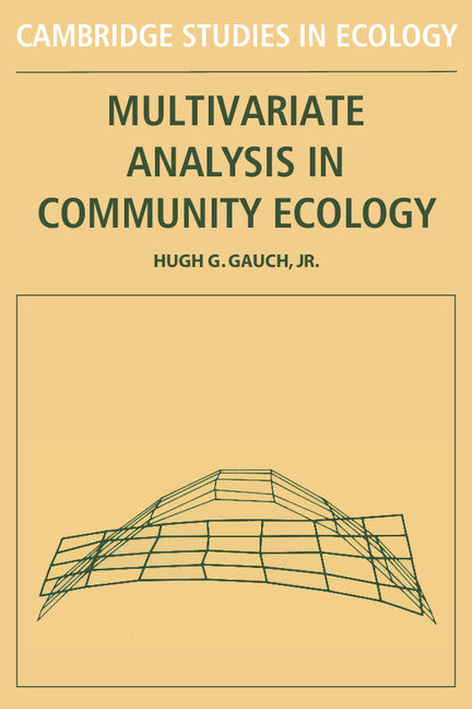 Multivariate Analysis in Community Ecology (Paperback) 9780521282406