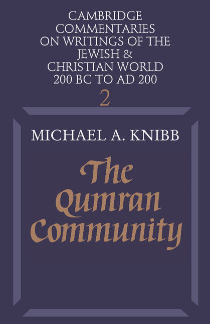 The Qumran Community (Paperback) 9780521285520