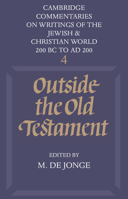 Outside the Old Testament (Paperback) 9780521285544