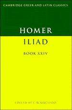 Homer: Iliad Book XXIV (Paperback) 9780521286206