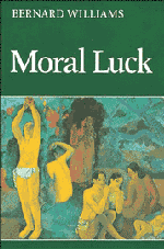 Moral Luck; Philosophical Papers 1973–1980 (Paperback) 9780521286916