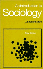 An Introduction to Sociology (Paperback) 9780521287791