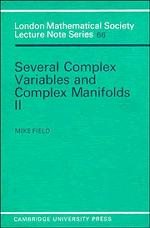 Several Complex Variables and Complex Manifolds II (Paperback) 9780521288880