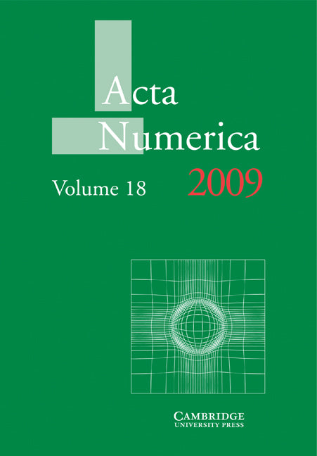 Acta Numerica 2009: Volume 18 (Paperback) 9780521290661