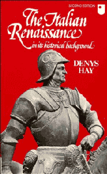 The Italian Renaissance in its Historical Background (Paperback) 9780521291040