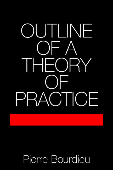 Outline of a Theory of Practice (Paperback) 9780521291644