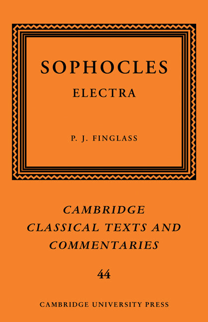 Sophocles: Electra (Paperback) 9780521292580