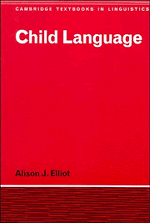 Child Language (Paperback) 9780521295567