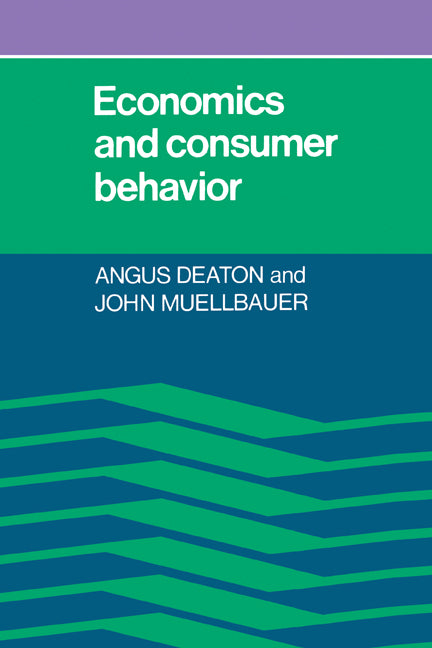 Economics and Consumer Behavior (Paperback) 9780521296762