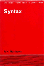 Syntax (Paperback) 9780521297097