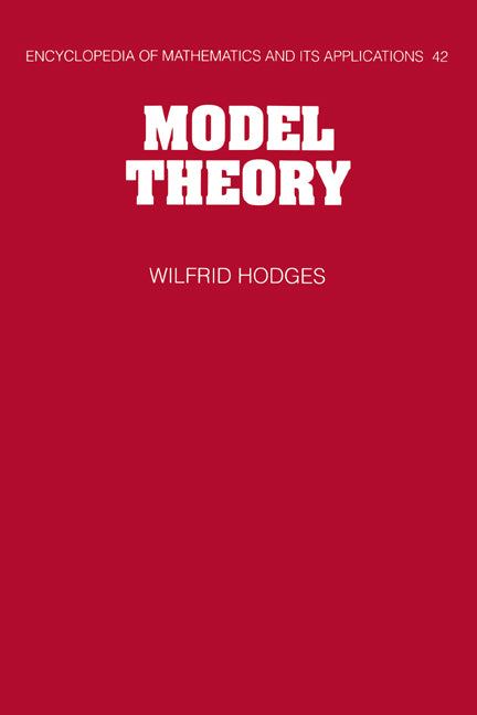 Model Theory (Hardback) 9780521304429