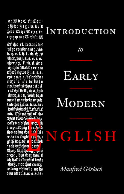Introduction to Early Modern English (Paperback) 9780521310468