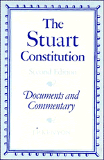 The Stuart Constitution, 1603–1688; Documents and Commentary (Paperback) 9780521313278