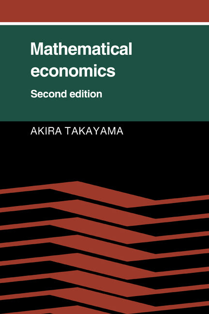 Mathematical Economics (Paperback) 9780521314985