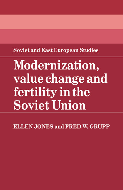 Modernization, Value Change and Fertility in the Soviet Union (Hardback) 9780521320344