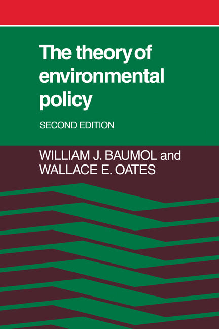 The Theory of Environmental Policy (Hardback) 9780521322249