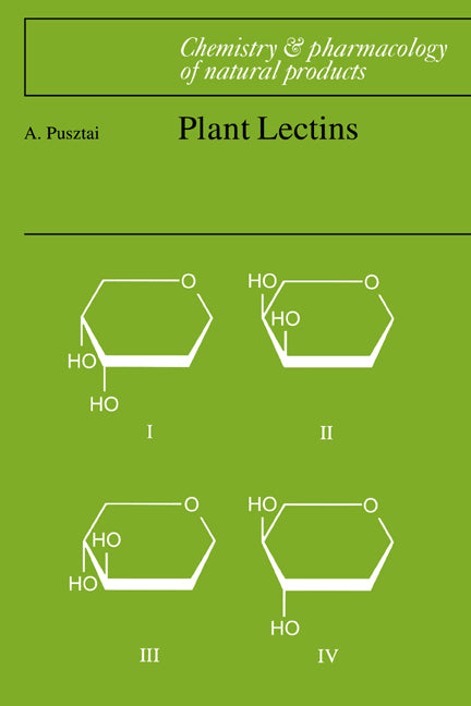 Plant Lectins (Hardback) 9780521328241