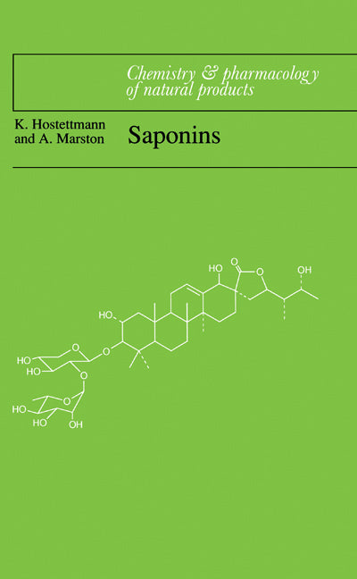 Saponins (Hardback) 9780521329705