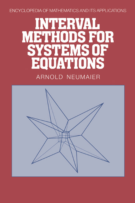 Interval Methods for Systems of Equations (Hardback) 9780521331968