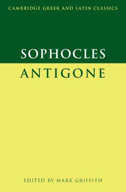 Sophocles: Antigone (Paperback) 9780521337014