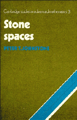 Stone Spaces (Paperback) 9780521337793