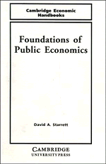 Foundations in Public Economics (Paperback) 9780521348010