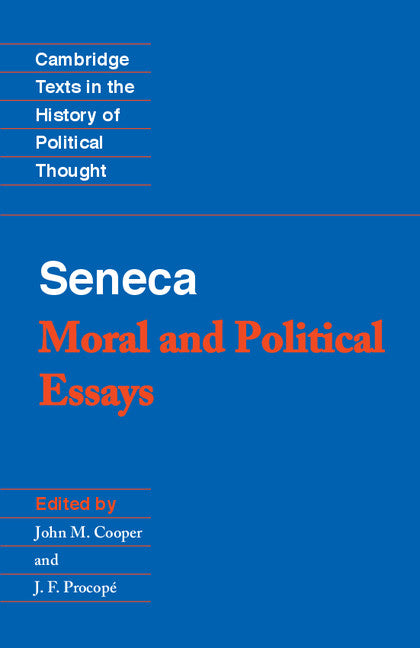 Seneca: Moral and Political Essays (Paperback) 9780521348188