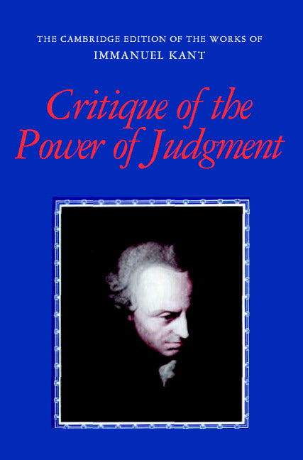 Critique of the Power of Judgment (Paperback) 9780521348928