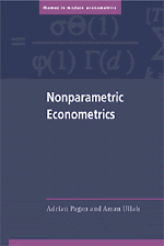 Nonparametric Econometrics (Hardback) 9780521355643