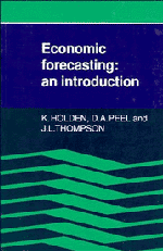 Economic Forecasting; An Introduction (Paperback) 9780521356923