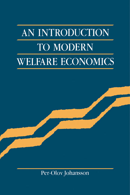 An Introduction to Modern Welfare Economics (Paperback) 9780521356954