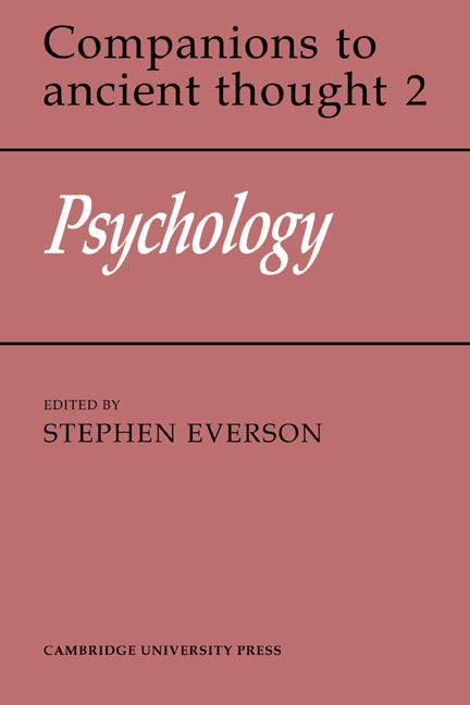 Psychology (Paperback) 9780521358613