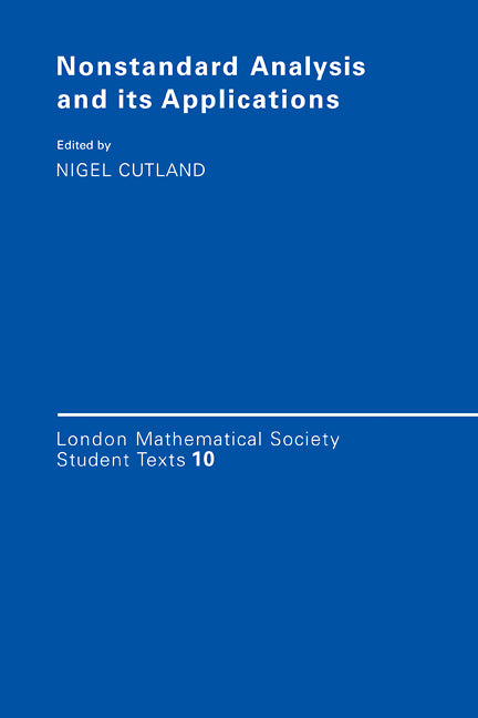 Nonstandard Analysis and its Applications (Paperback) 9780521359474